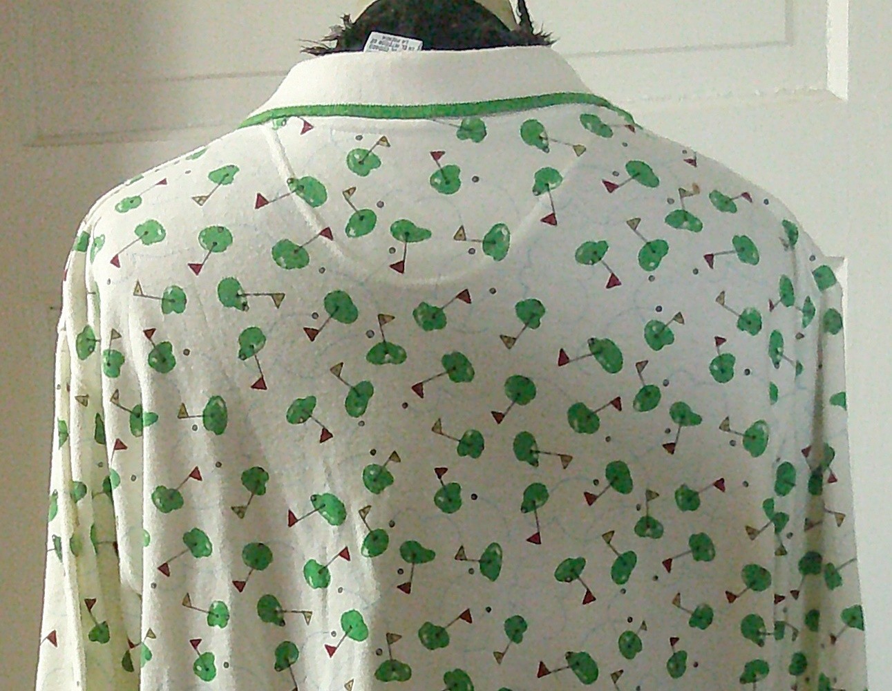 CABIN CREEK SS Smooth Polo 80’s GOLF Shirt Top Blouse L