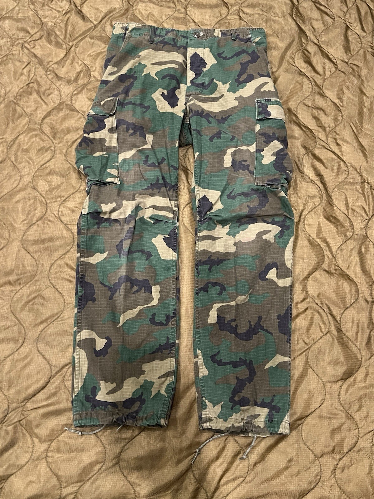 Vintage USGI RDF ERDL Trousers Pants Camo Ripstop – Post Vietnam 1980s USMC Army