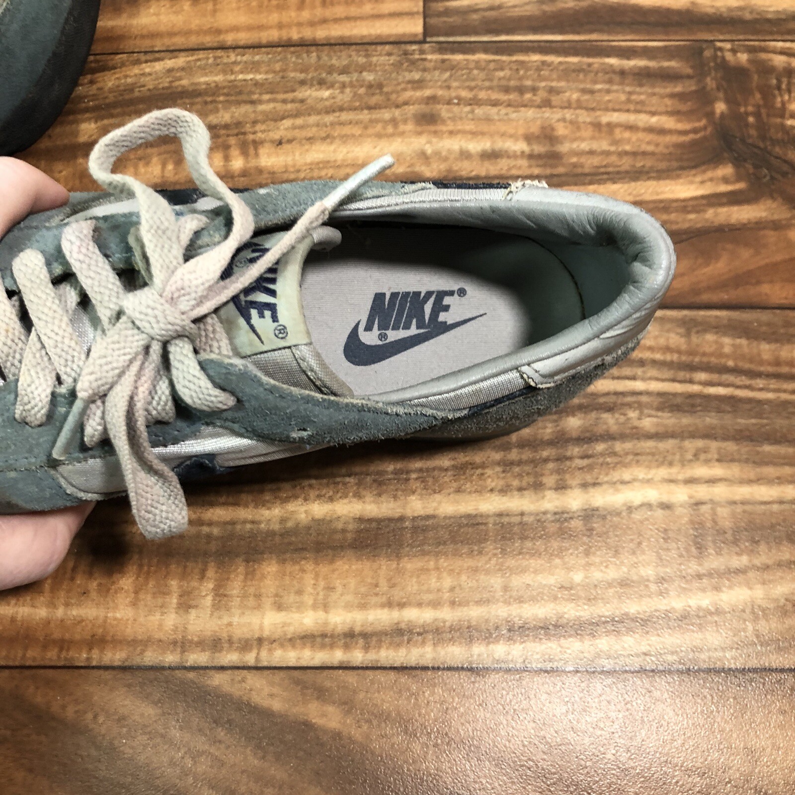 Vintage Early Nike Tennis Shoe Sneakers Size 9 850305 TY See Photos Waffle Tread