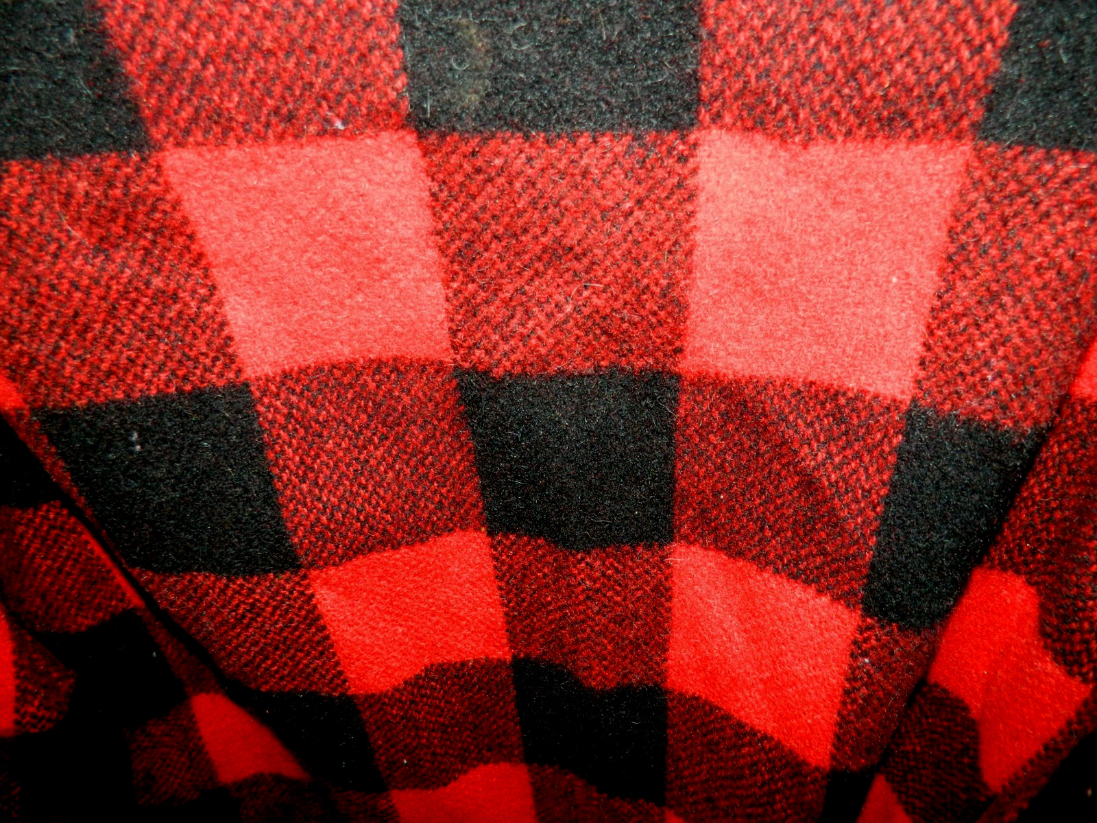Vintage 1960s 5 Brother Wool Buffalo Plaid Hunting Jacket Red/Black VERY NICE