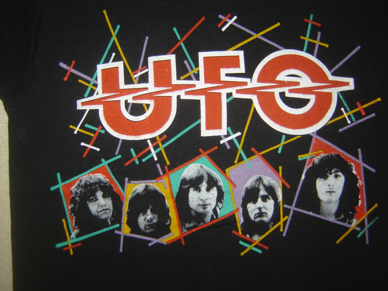 VINTAGE CONCERT T-SHIRT UFO 81 NEVER WORN NEVER WASHED WILD WILLING AND INNOCENT