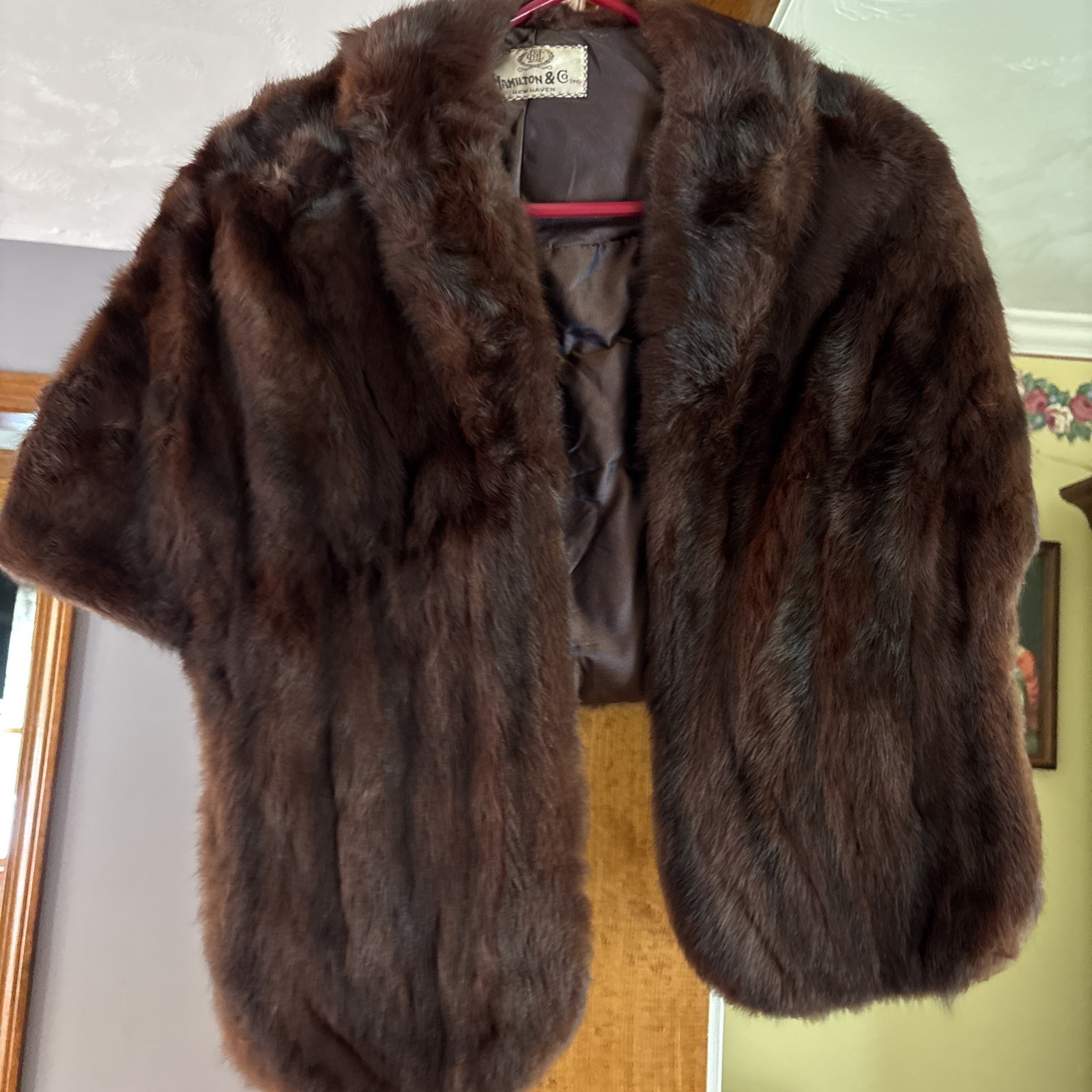 Vintage 1950s Women’s Mink Fur Wrap Stole