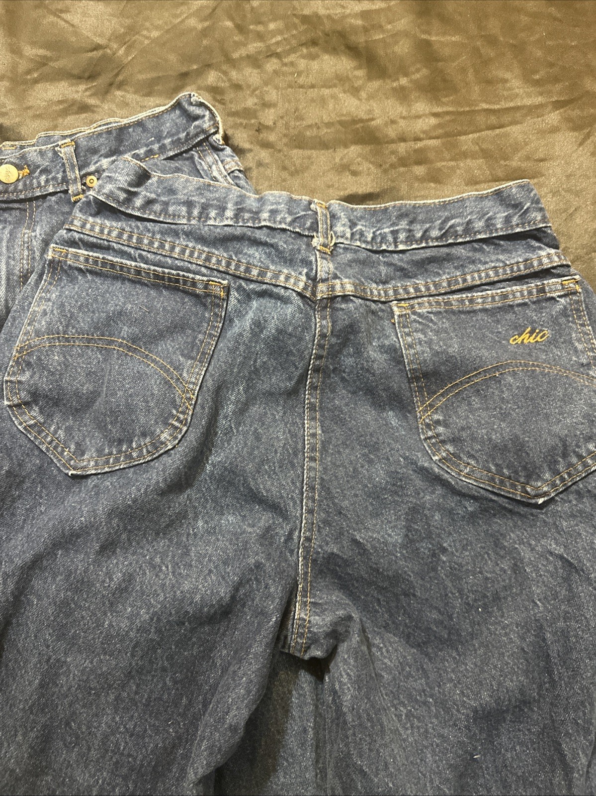 Chic Blue Denim Jeans Women’s 30×28 2 Identical Pairs Y2K 1C21