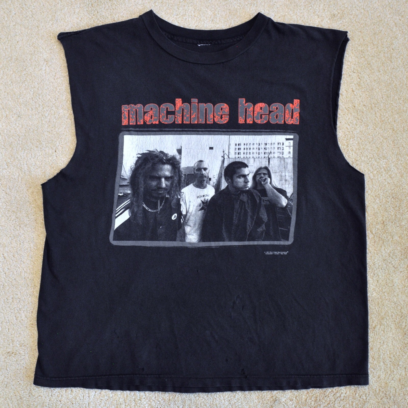 Vintage MACHINE HEAD Bow Down To None Tour shirt XL 1997