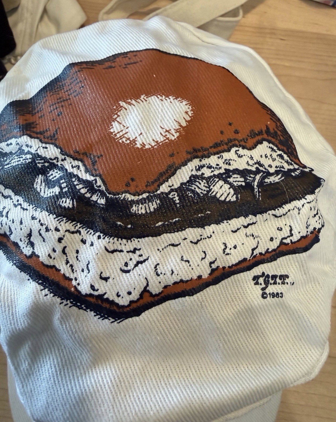 Vintage 80s White Castle Rare Painters Snap Back Hat