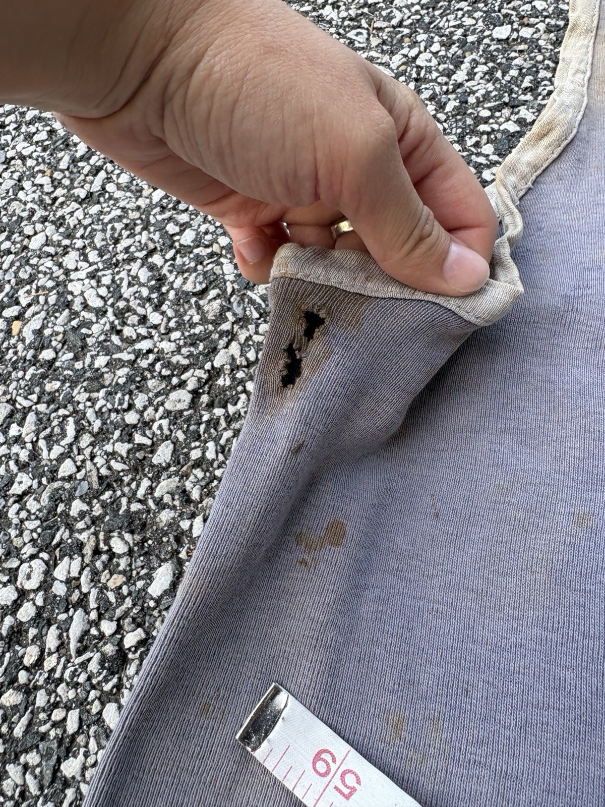 As-is Study Antique Stenciled “rental” Swimsuit 20s 30s Cotton Blend?