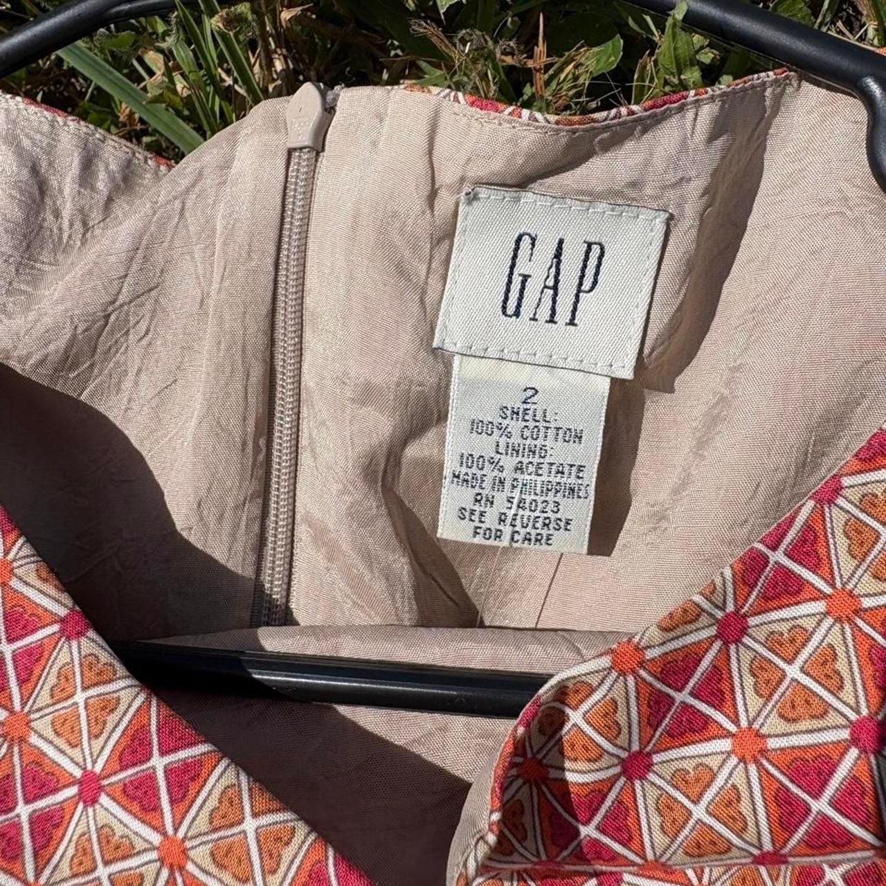 Gap Vintage 70s Geometric Print Sheath Dress