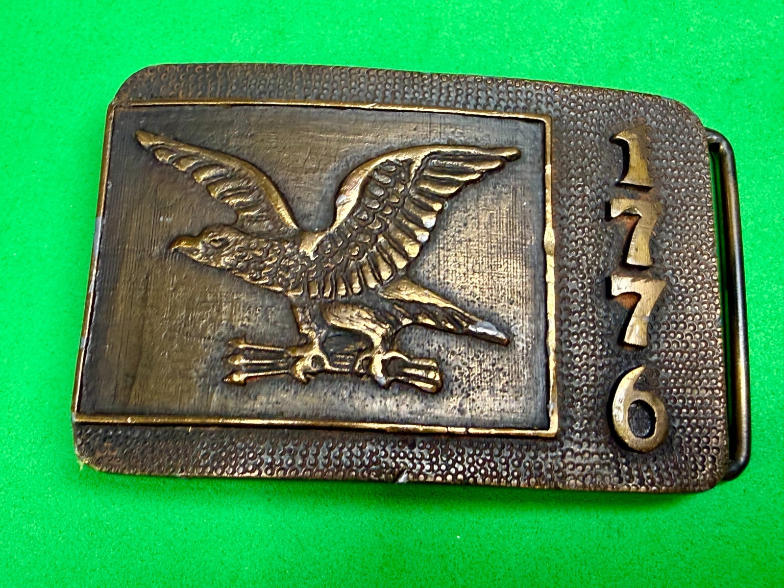 United States of America Bicentennial 1776–1976 Eagle Commemorative Belt Buckle