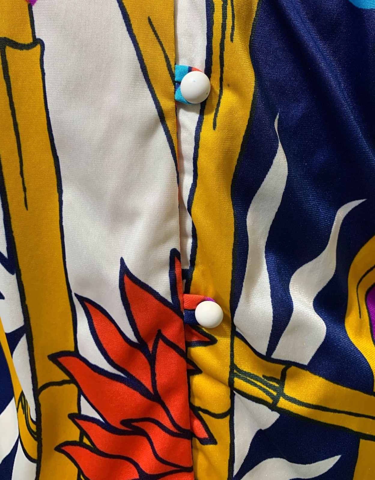 COLE of CALIFORNIA Vintage 70s Women’s Hooded Beach Cover-Up Caftan Dress Sz M/L