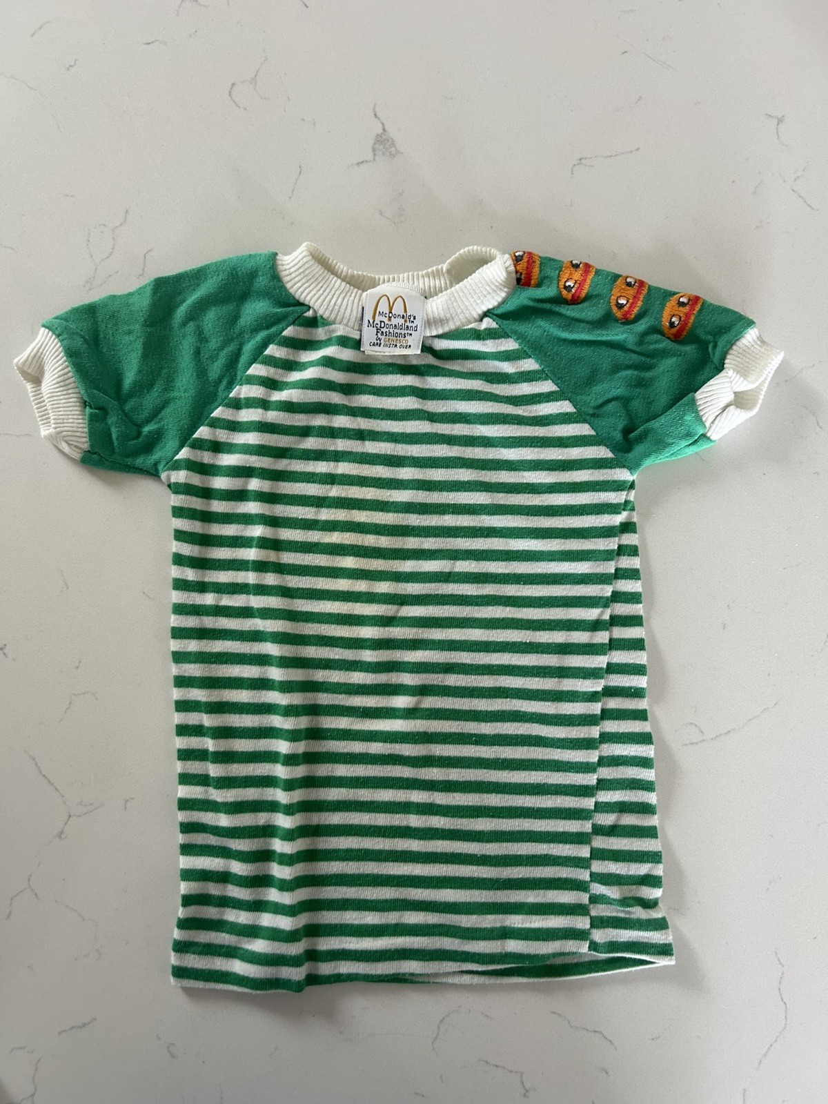 Vintage McDonald’s Kids Lot Jeans Sweater Embroidered Burger Sizes vary