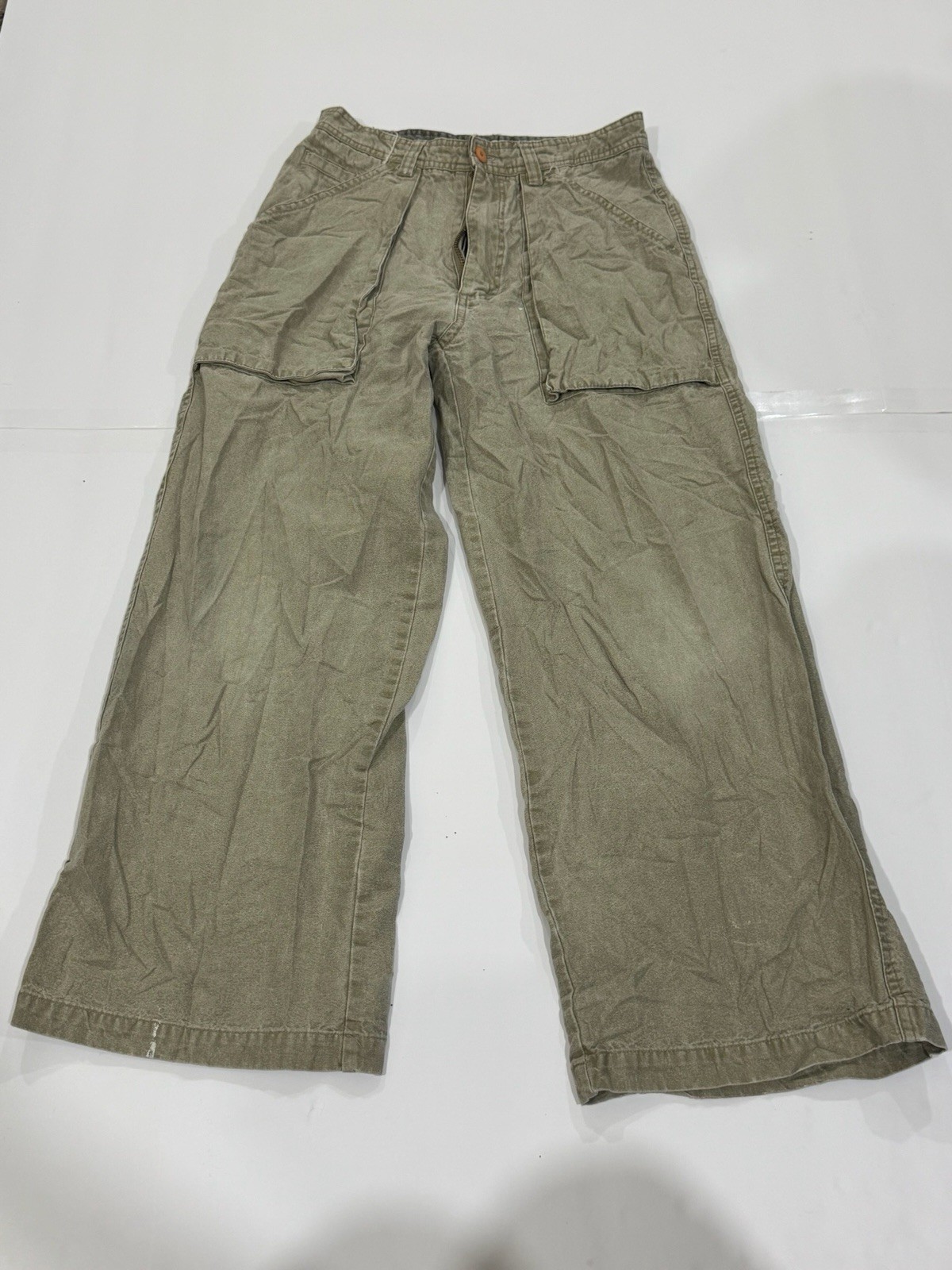 Vintage Bugle Boy Pants Men’s 27/31 Loose Baggy Skate Y2K Taiwan Made Pale Green