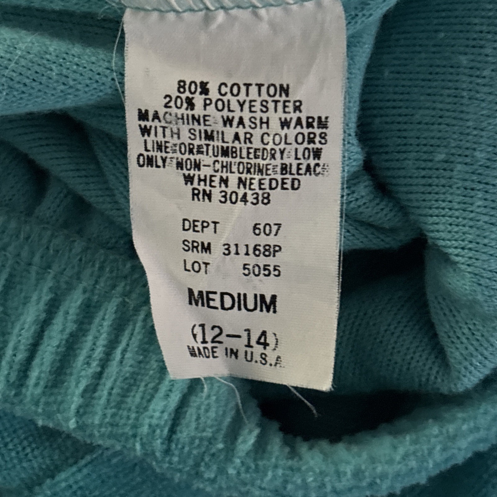 Vintage 80s 90’s Brand Active Wear Teal Velour Jogging Track Suit Talon Zipper