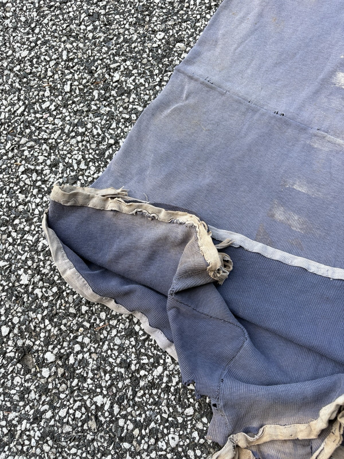 As-is Study Antique Stenciled “rental” Swimsuit 20s 30s Cotton Blend?