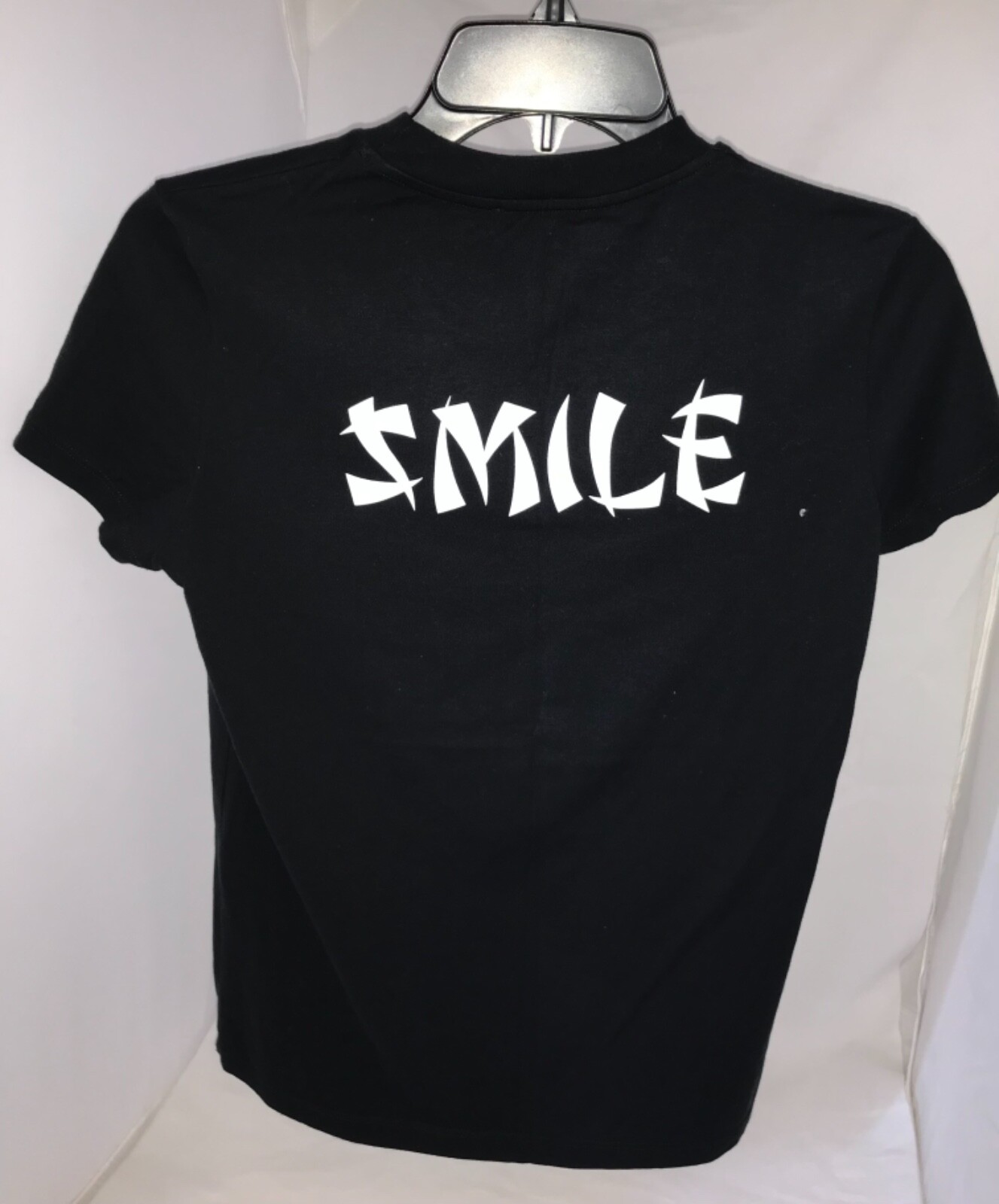 Rare Moschino Jeans Italy Shirt Smile Japanese Chinese Korean Asian Happy Face