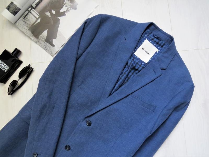 Men Ben Sherman Navy Cotton Blazer 40 /L / 48
