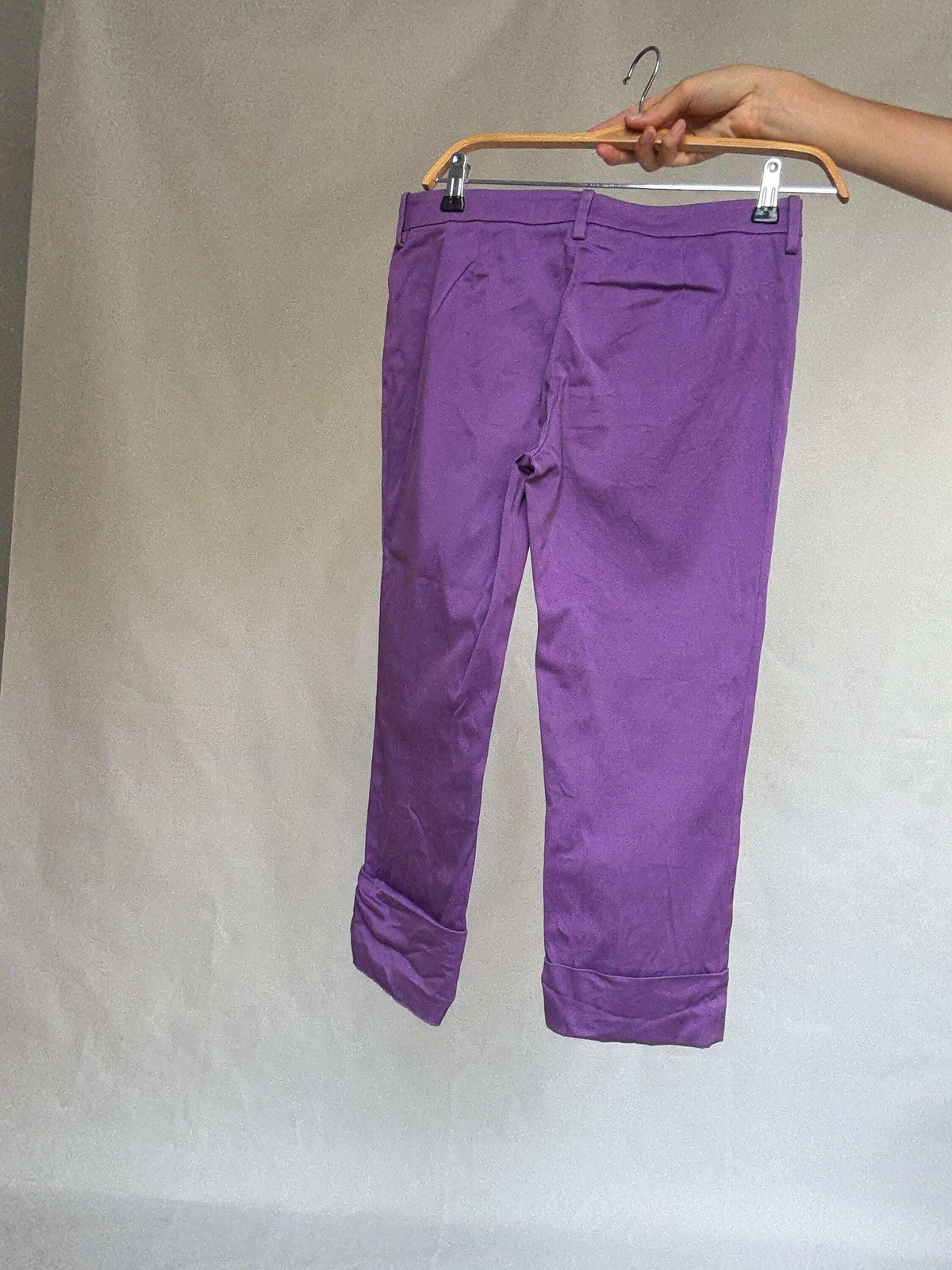 Versace purple cropped pants – IT 40 – made in Italy –