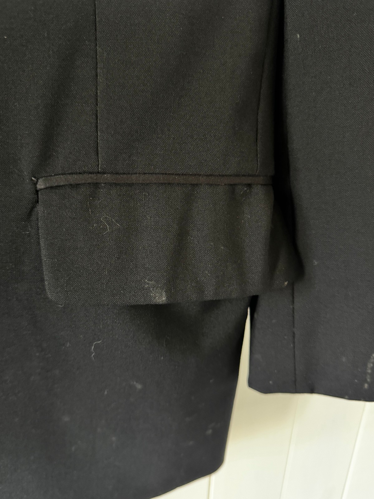 Vintage Palm Beach Formals Union Made Black Tuxedo 39R Jacket 33×30 Pants USA