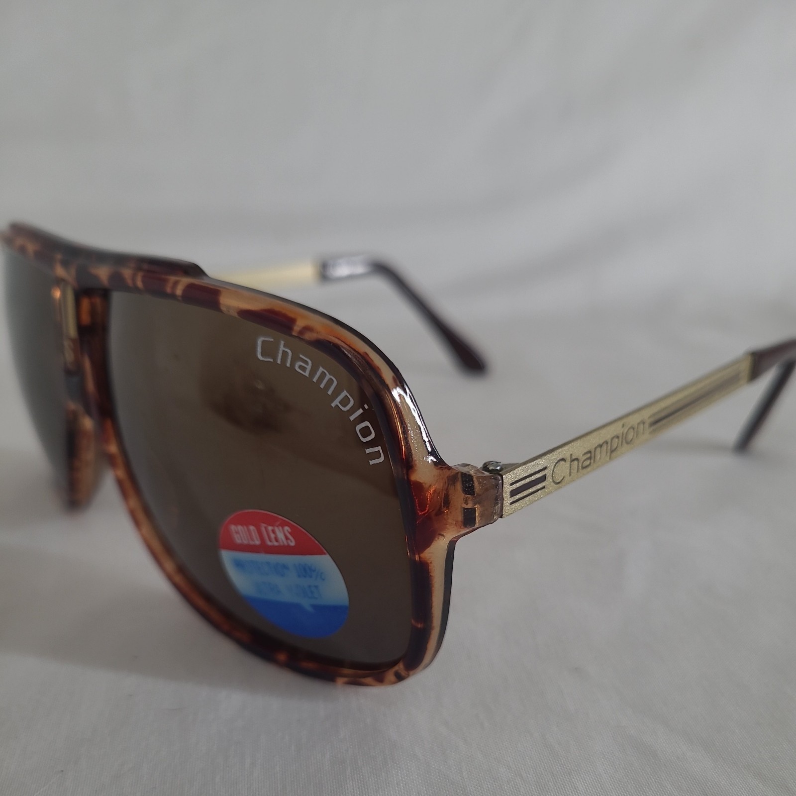 Original 1980’s Aviator Champion S 462 Black Frame 100% UV IFR Sunglasses NOS
