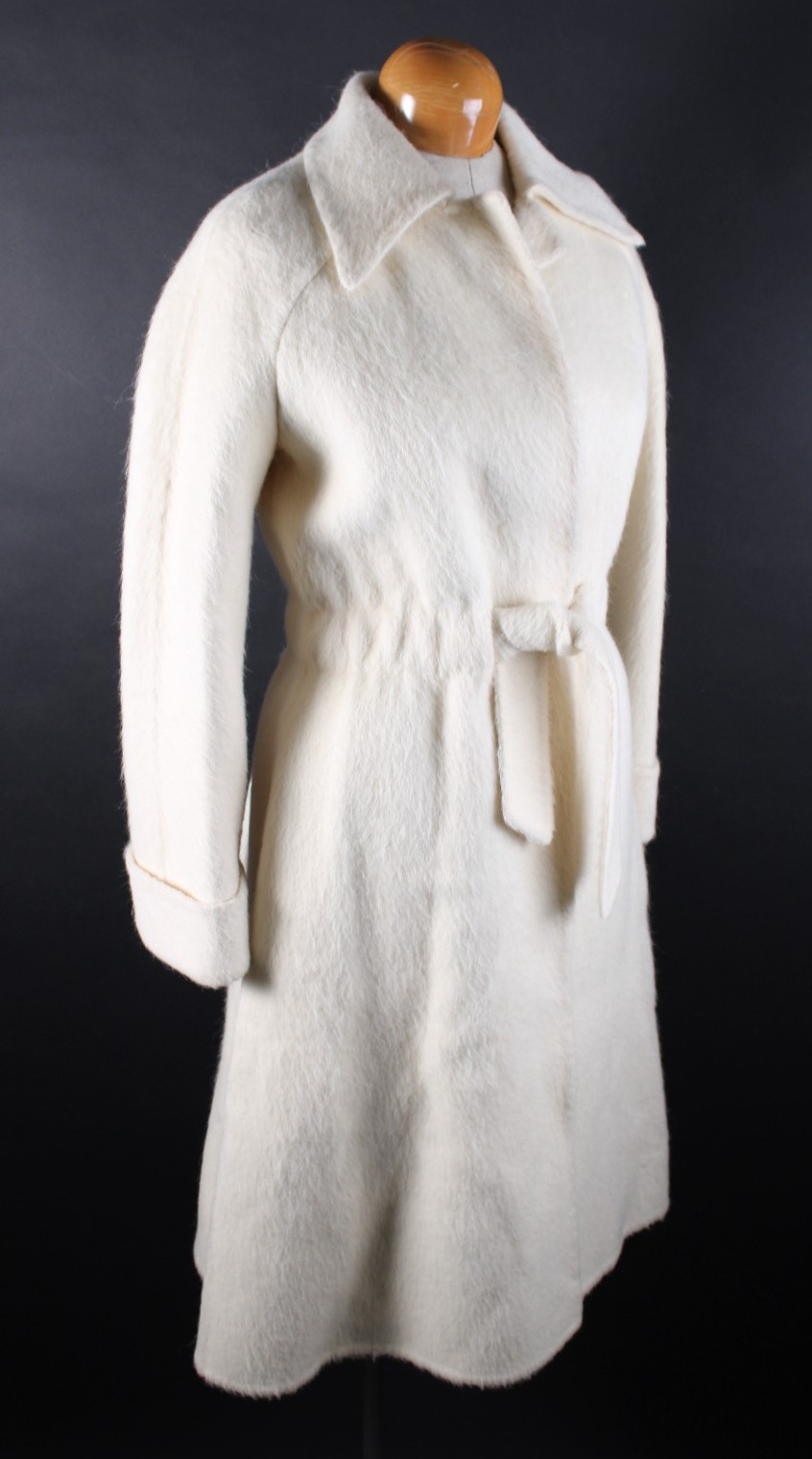 Vintage 1960s Roberto Avolio Wool Coat Jacket Women’s Size Medium Italy