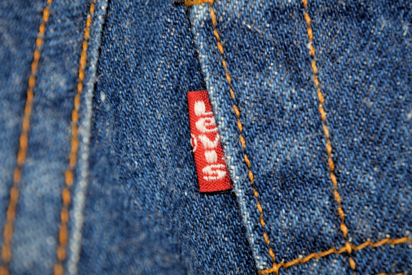 Vintage Levis 701 Student Jeans 24 x 28 80s Button Fly Skinny Made in USA c.1986