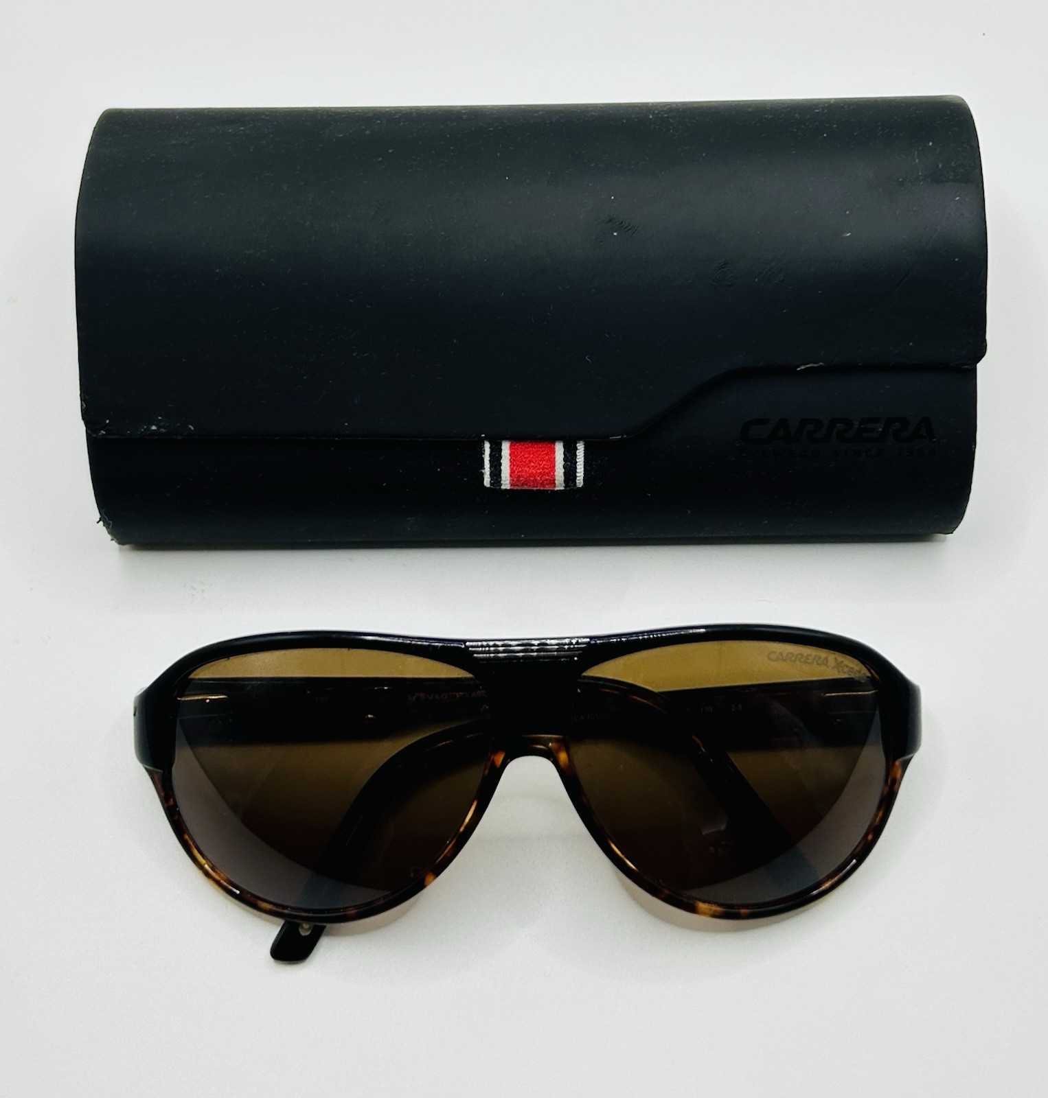 Carrera Sunglasses Tortoise/Black Aviator CA7012 Xcede Lenses by Safilo