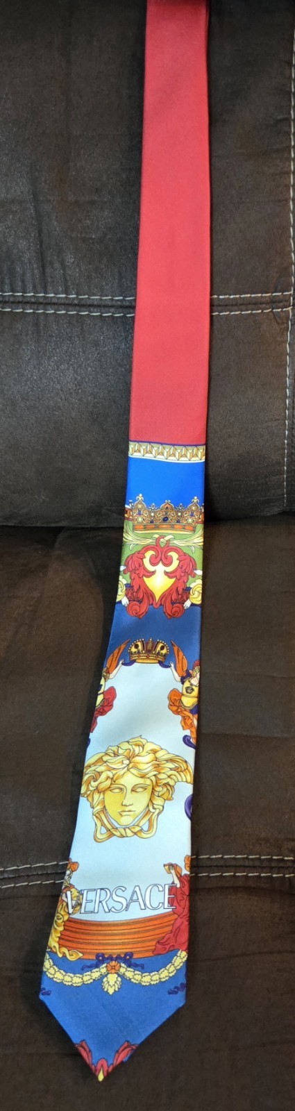 1990s Very RARE Vintage Gianni Versace Multicolor Silk Tie!❤️