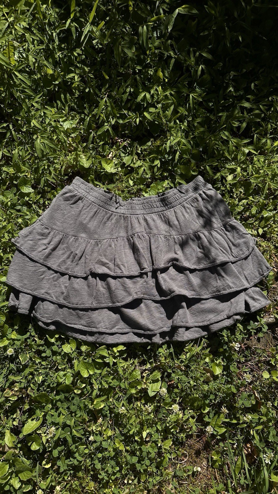 Y2K American Eagle Outfitters Mini Skirt with Ruffle 100% Cotton