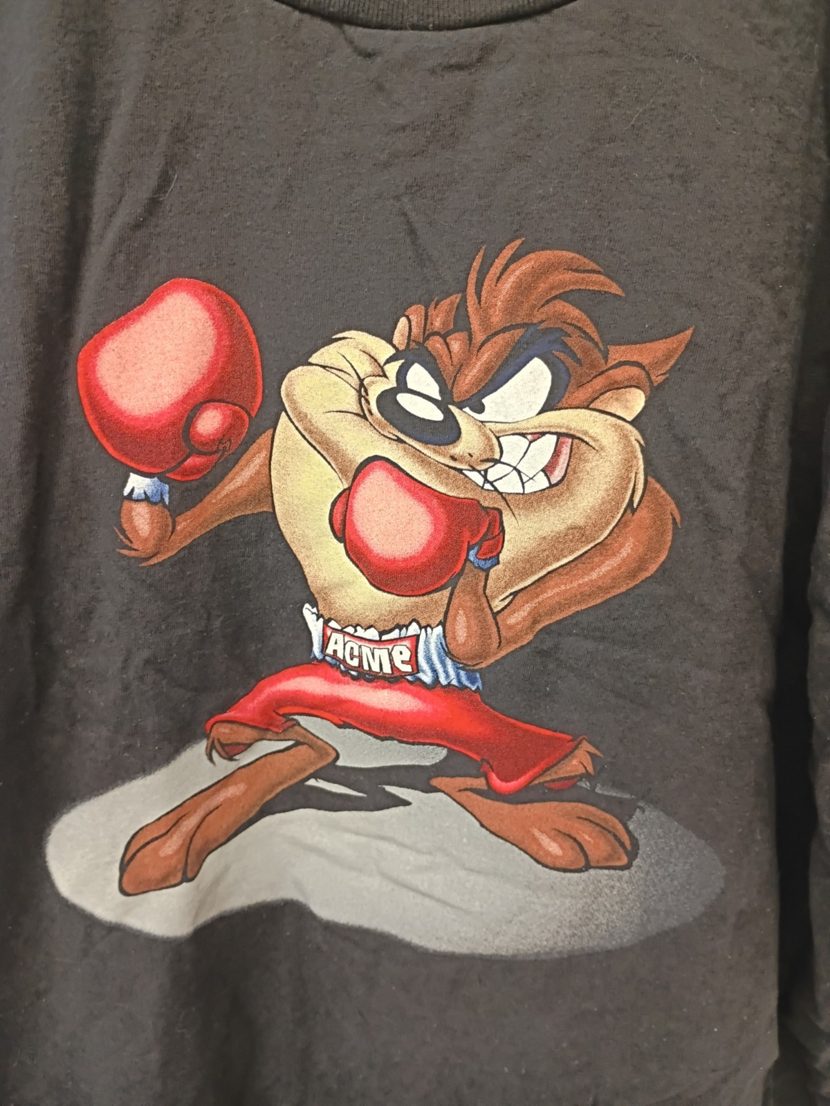 Warner Bros. Studio VTG Store Men’s XL Black Looney Tunes Taz Graphic T-Shirt