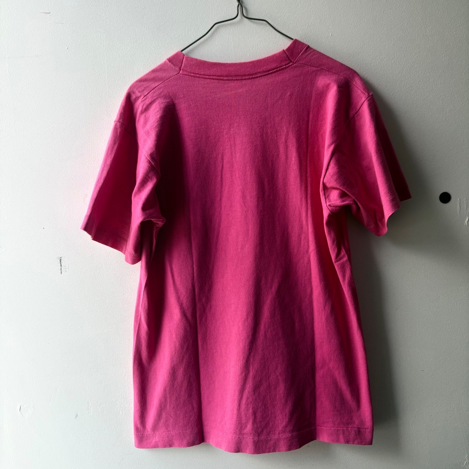 Vintage 90s Florida Souvenir T Shirt Pink Neon Graphic Single Stitch Retro Tee