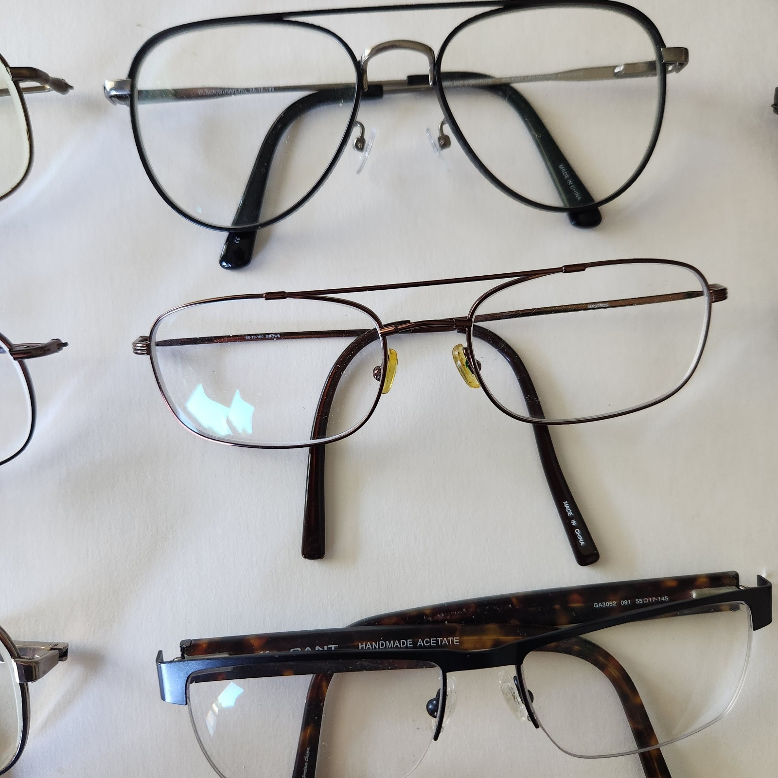 Lot of 16 Vintage Eyeglasses Frames Various Condition