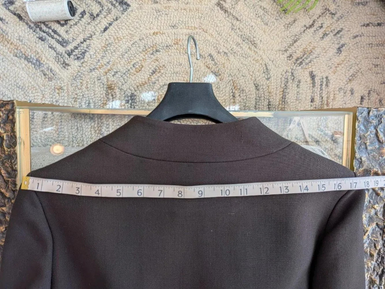 Harvé Benard Vintage 70s Wool Skirt Suit Set Brown Mod Lady-Like Career Size M