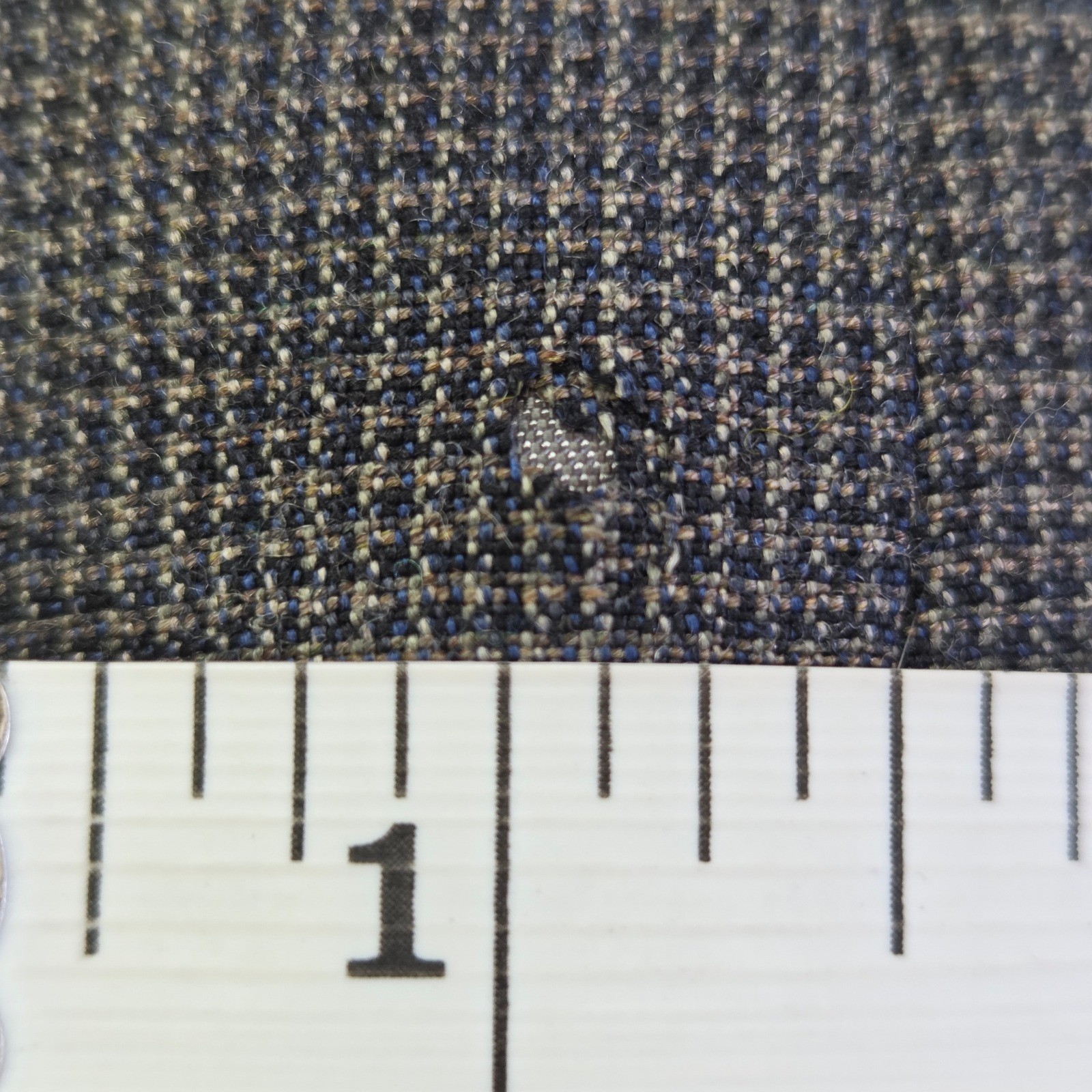 Bill Blass Blazer Mens 42R Grey Micro-Check Pure Wool 2-Button Sport Coat USA