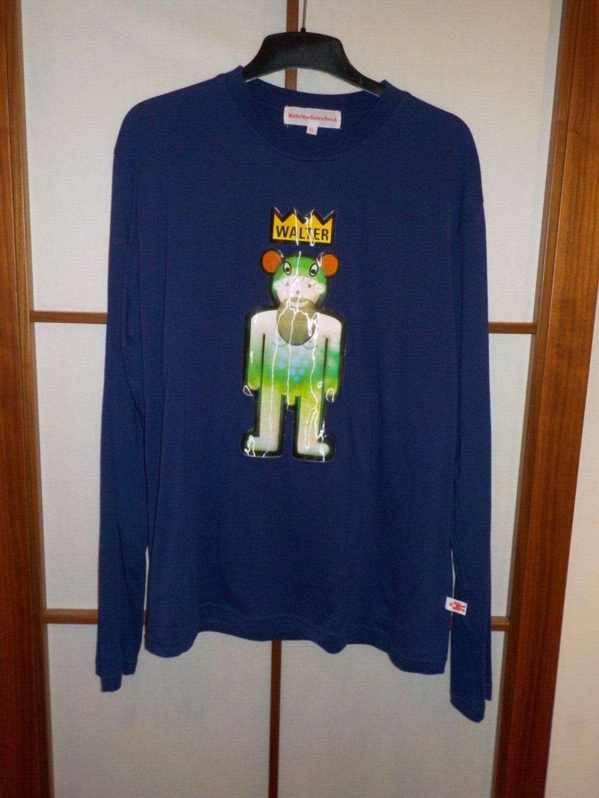 Walter Van Beirendonck Skin King Winter 2008/09 Vintage WVB LS Shirt Plum Blue XL