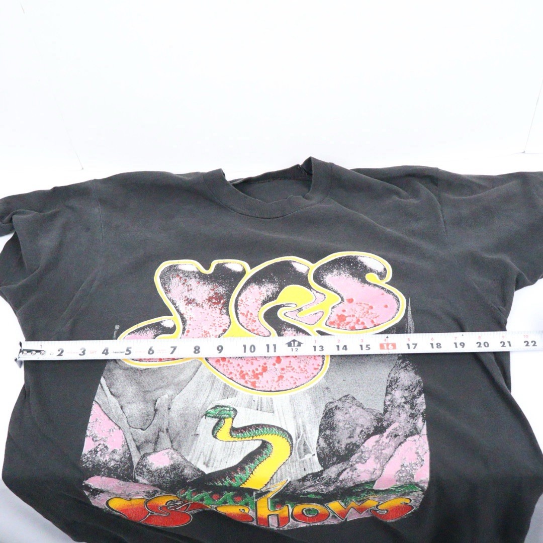 VTG 90’s YES Band Tee YesShows 1991 Around the World in 80 Dates Concert Tee LAR