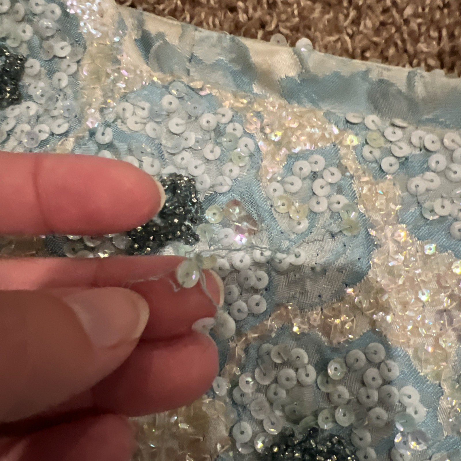 Vintage 1960’s Sequin And Beaded Dress – STUNNING Cocktail Dress