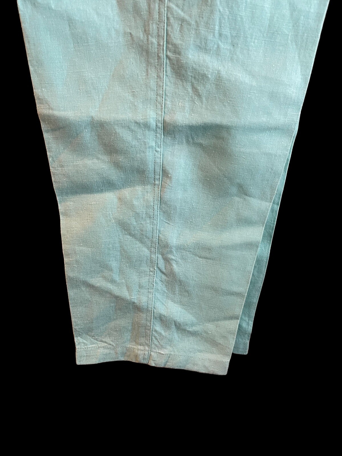 Vintage 80s Gitano Women’s Size 16 32×29 High Waist Mom Belted Pants Mint Green