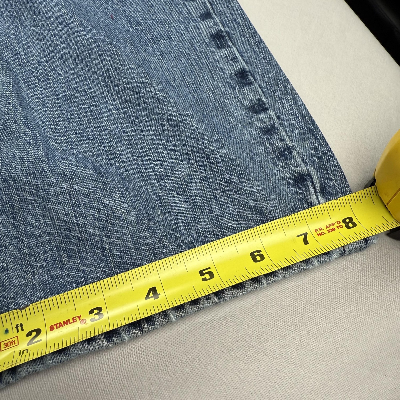 American Eagle Outfitters Jeans Mens 32×32 Blue Light Wash Wide Leg Denim Pants