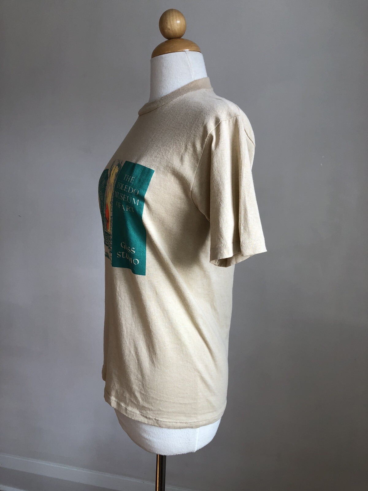 FABULOUS VTG JERZEES Toledo Museum Of Art Glass Studio Glass Blower T-shirt SZ S