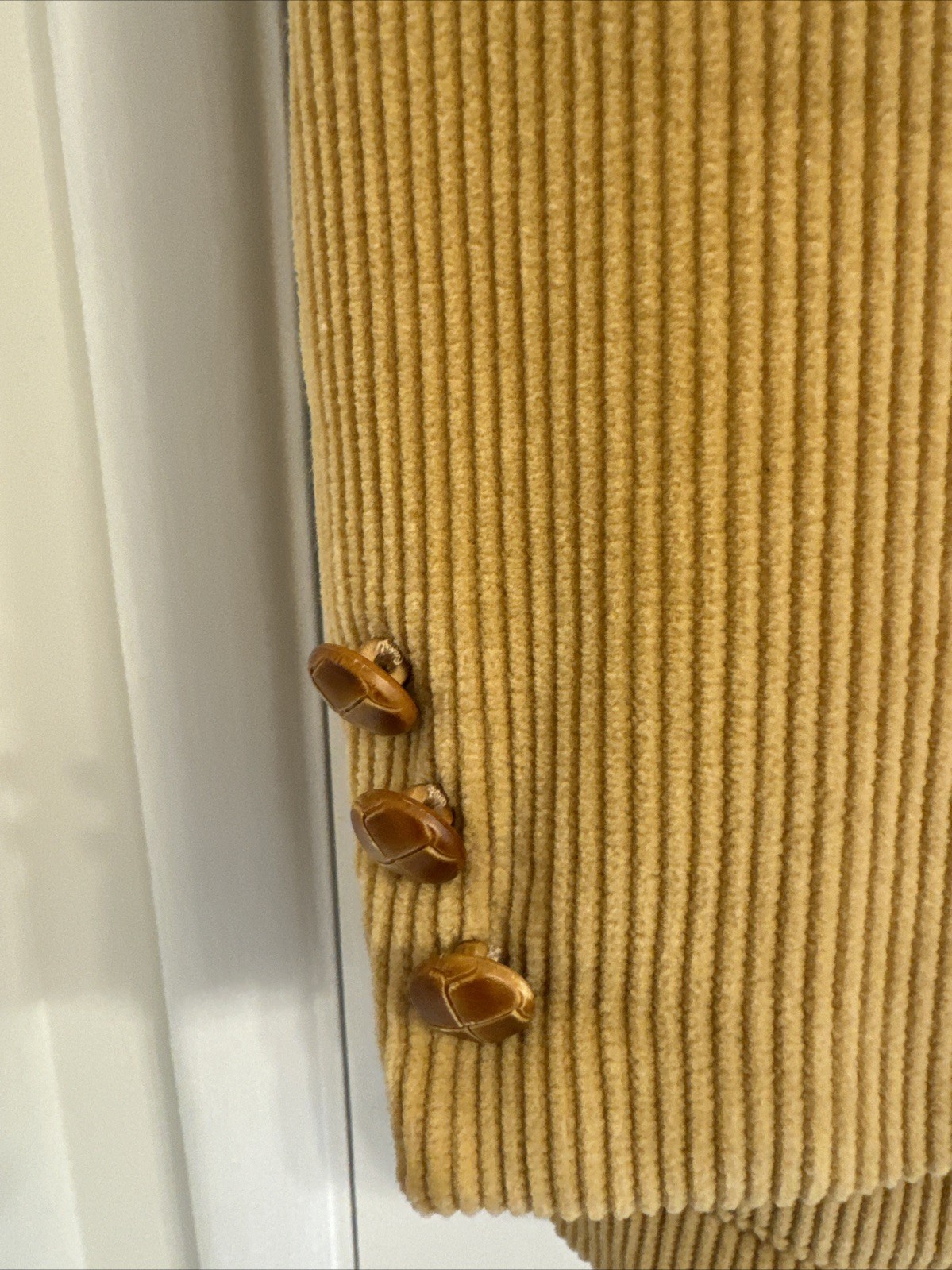 Vintage Corduroy Blazer Coat Made In Romania