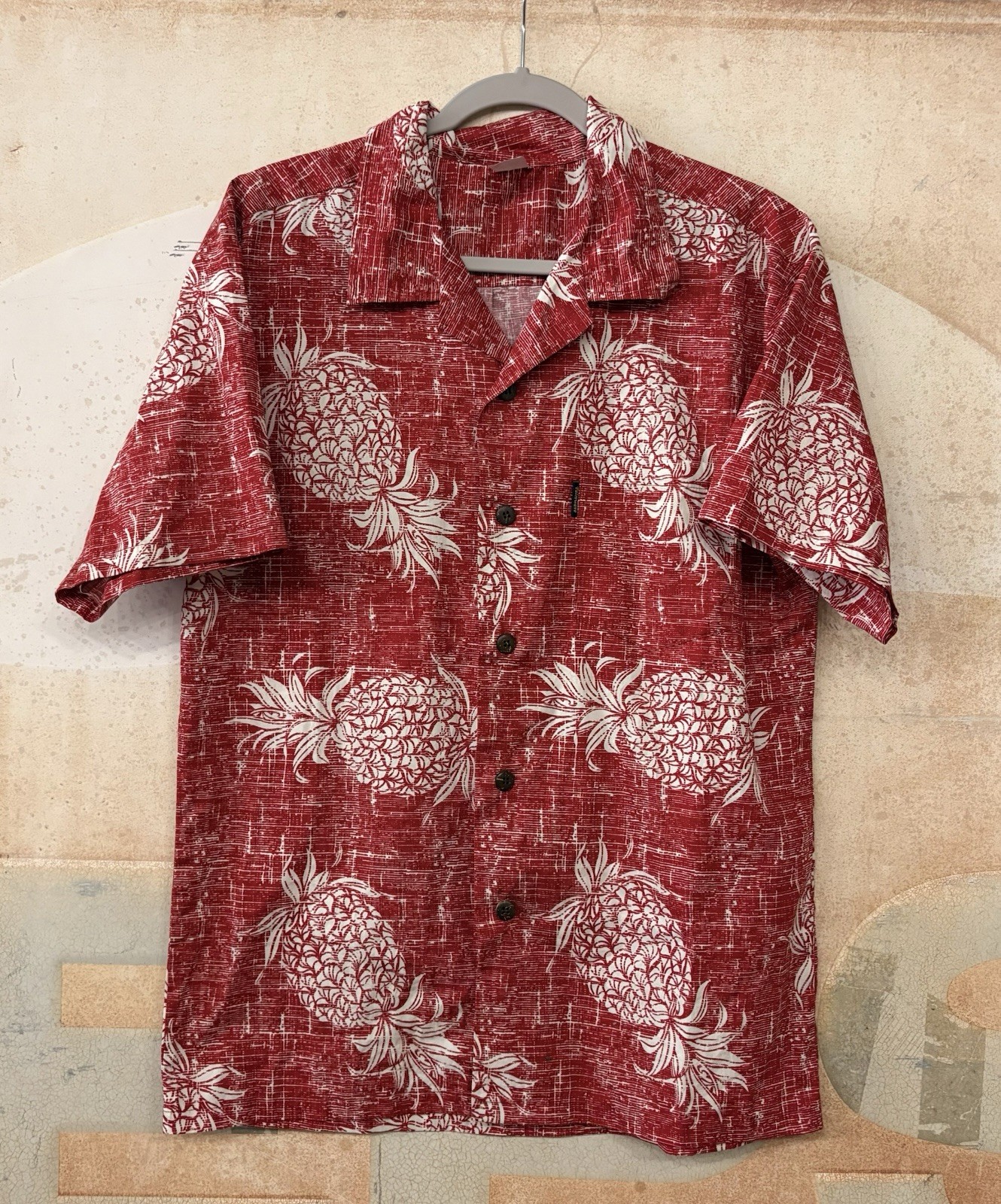 Vintage Early 2000s Palmwave Hawaii Pineapple AOP Hawaiian Button Up Shirt