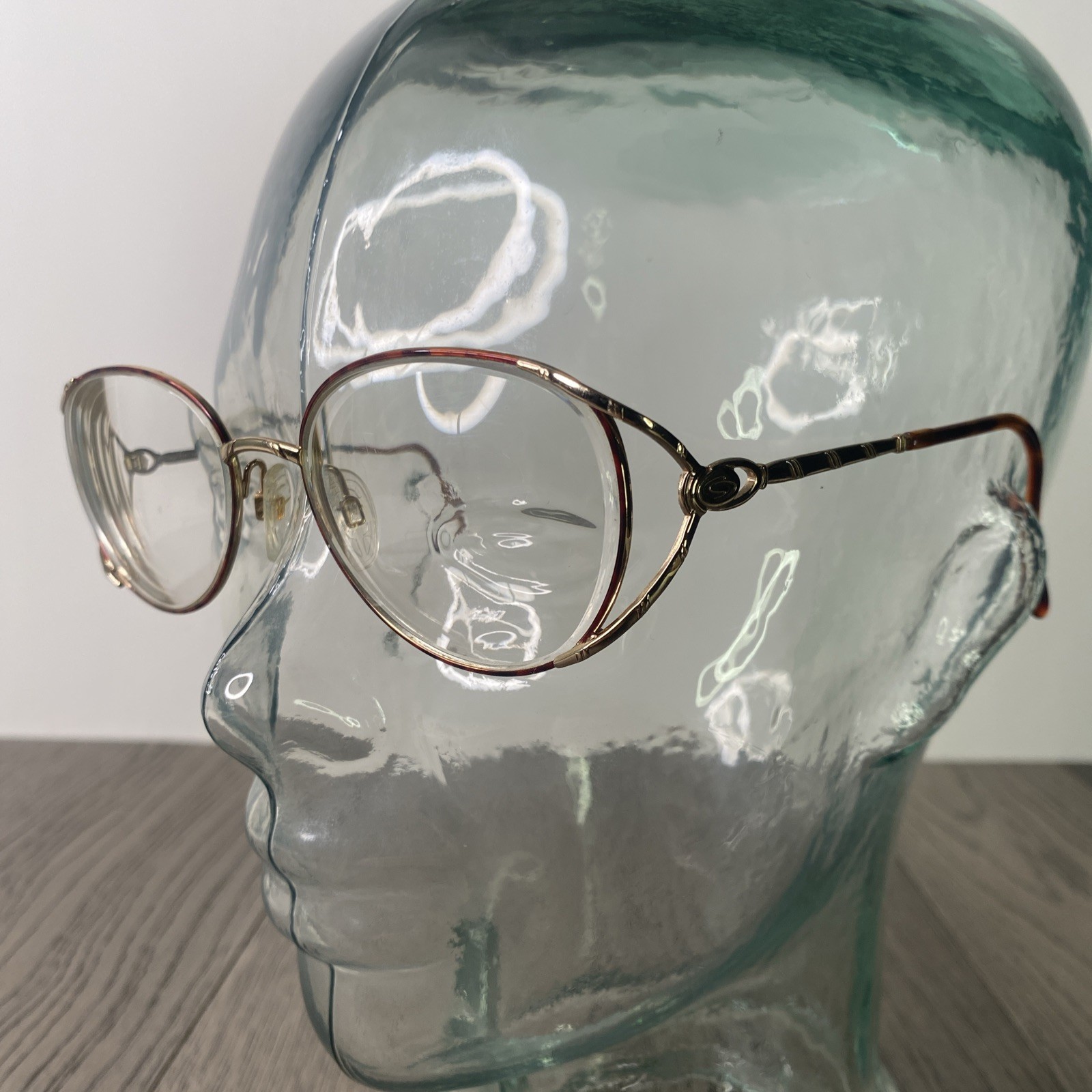 Vintage Tura Model 790 Gold Tone Eyeglass Frame 56-18 135