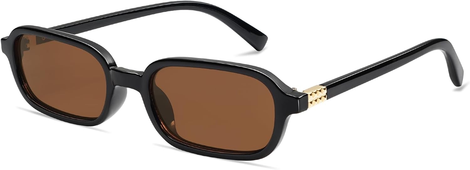 Appassal Retro Rectangular Sunglasses for Women Vintage 2026 Fashion Trendy Funn