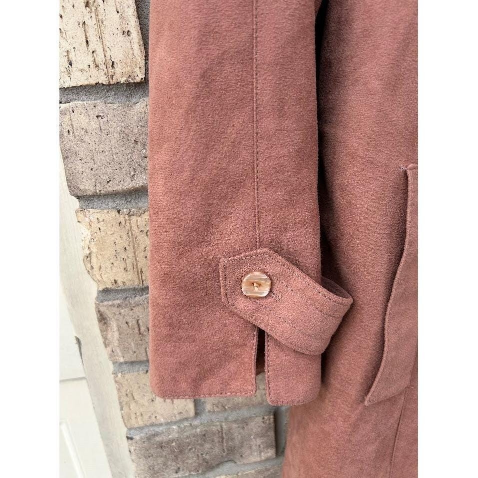 Vintage Forecaster of Boston Trench Coat Jacket Zip out Liner Size Large