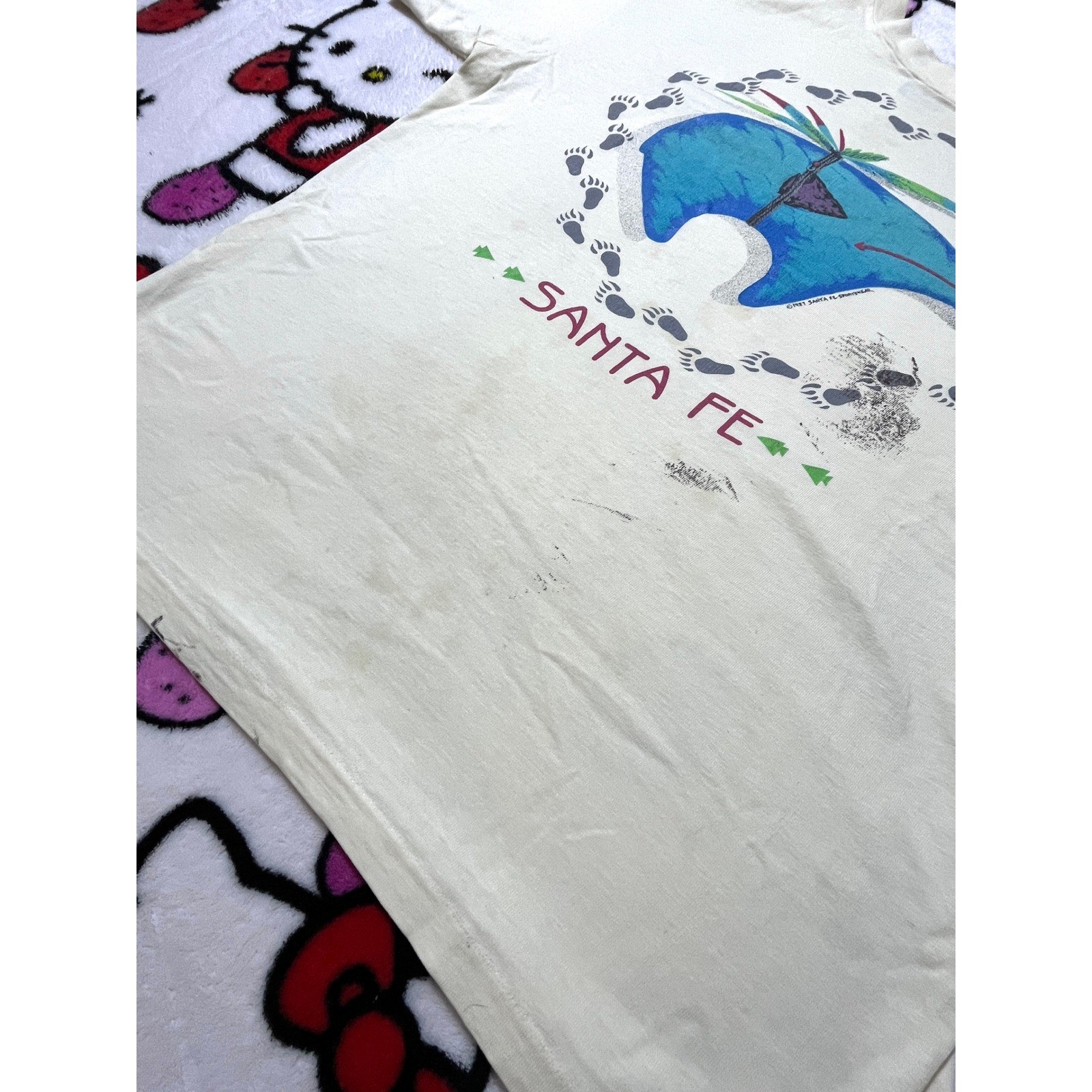 2000s indie skater faded tshirt