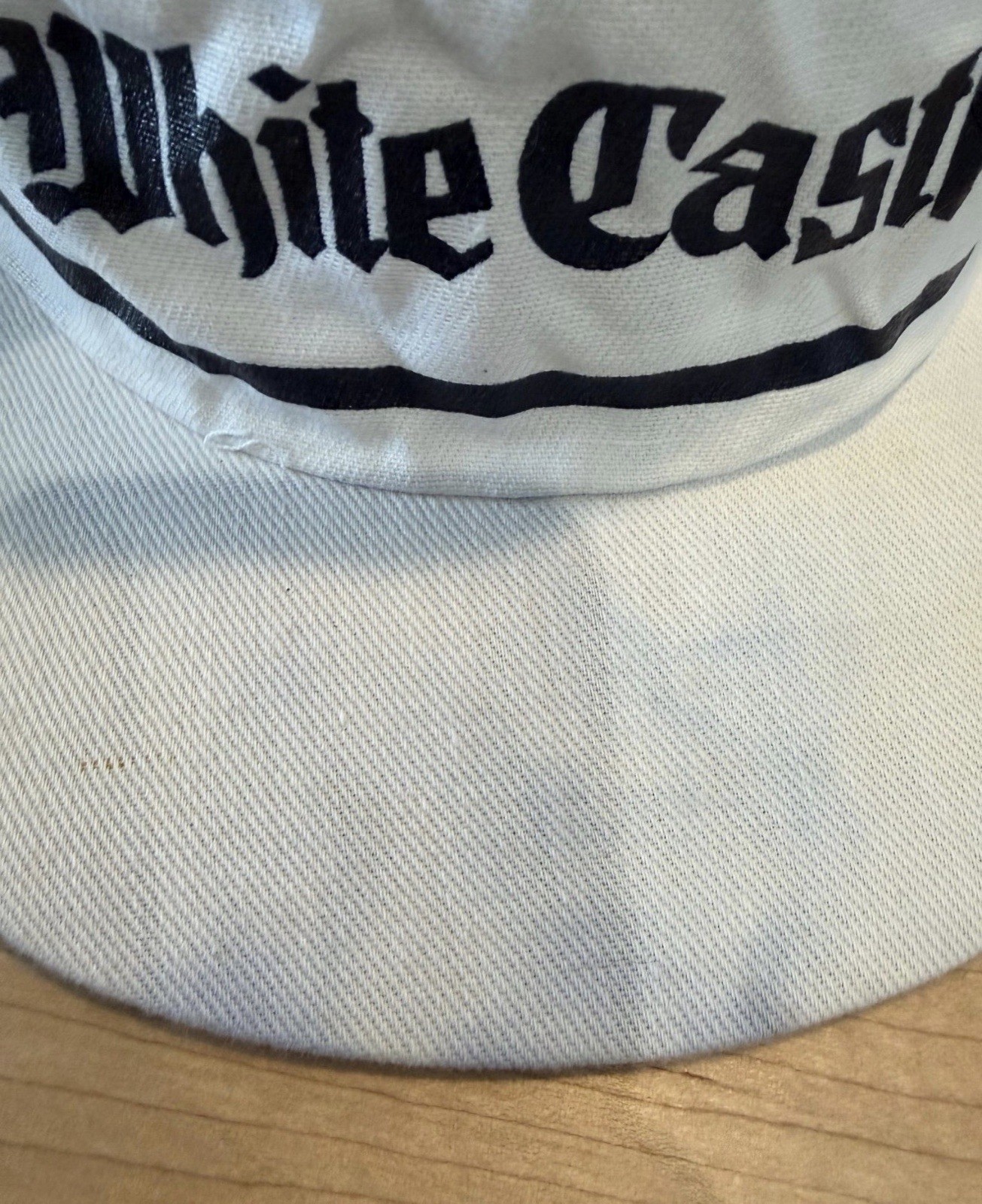 Vintage 80s White Castle Rare Painters Snap Back Hat