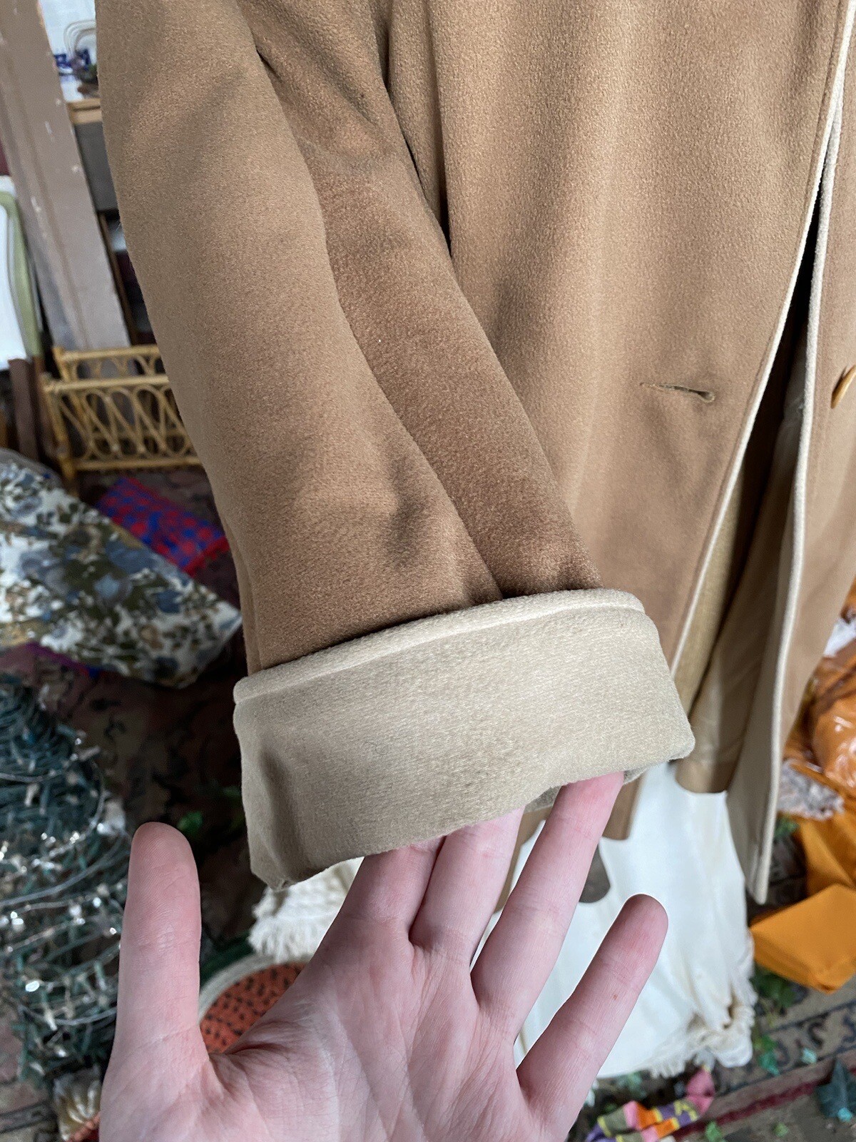 Tan Sears “The Fashion Place” Coat