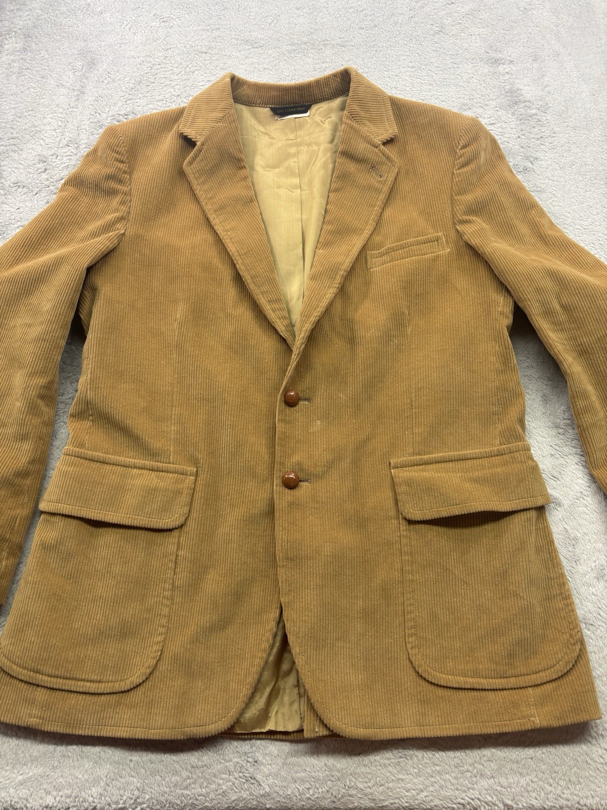 Vintage 70s 80s Glencrest Jack Lang Corduroy Blazer Size XL 46-48 Czechoslovakia