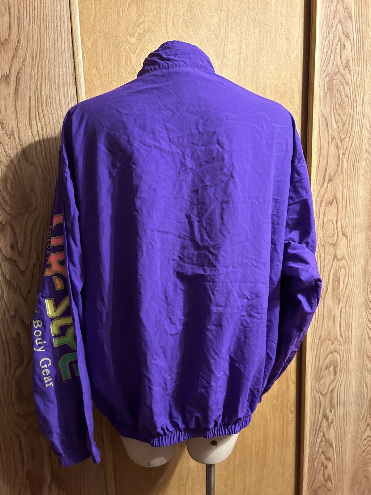 Surf Style Neon Jacket Interplanetary Body Gear Purple Shimmer 1 Sz Y2K Coastal