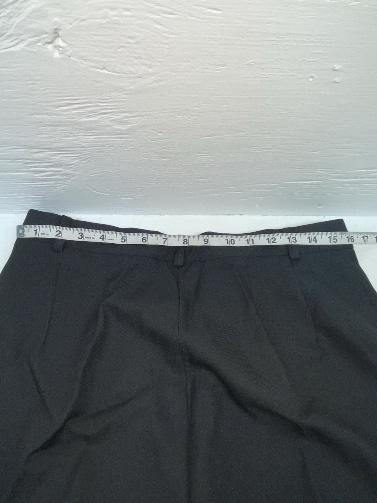 New Vintage Black Polyester Pants #L10 ZZ-9
