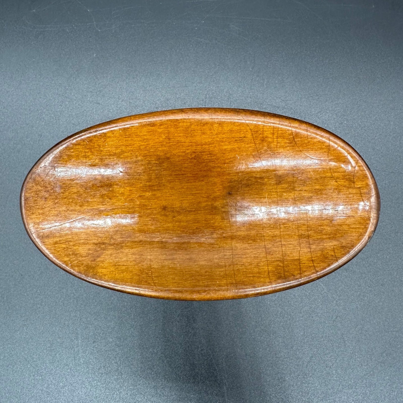 Vintage Shoe Brush Royal Sweden Wooden Natural Synthetic Bristles Oval Retro